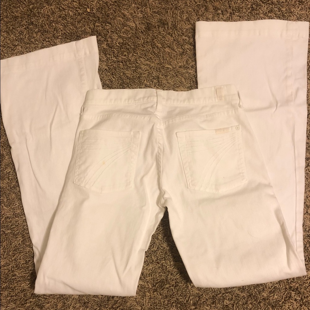 white seven for all mankind flare jeans